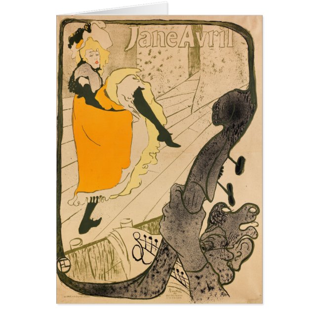 ジェーン・アヴリルbyアンリ・ド・トゥールーズ・ロートレック (正面)