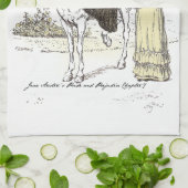 ジェーン·オン·ウマーシュ-ジェーン·オーステン·プライド&偏見 キッチンタオル (折り畳み)