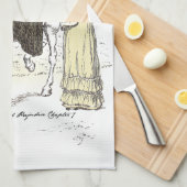 ジェーン·オン·ウマーシュ-ジェーン·オーステン·プライド&偏見 キッチンタオル (四つ折り)