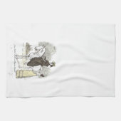 ジェーン・オン・乗馬 – Jane Austenプライド&偏見 キッチンタオル (横)