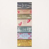 ジェーン・オースティンとその著書 ヨガマット (正面)