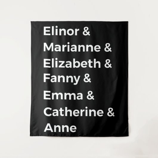 ジェーン・オースティンのヒロインたち I タペストリー (正面)