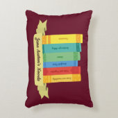 ジェーン・オースティンの小説III アクセントクッション (正面(垂直))