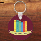 ジェーン・オースティンの小説III キーホルダー (正面)