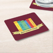 ジェーン・オースティンの小説III スクエアペーパーコースター (アングル)