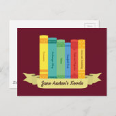 ジェーン・オースティンの小説III ポストカード (正面/裏面)