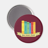 ジェーン・オースティンの小説III マグネット (正面/裏面)