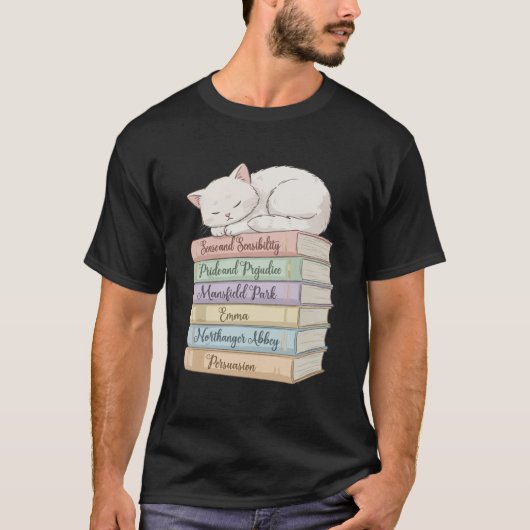 ジェーン・オースティンの小説IX Tシャツ (正面)