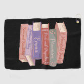 ジェーン・オースティンの小説V ゴルフタオル (横)