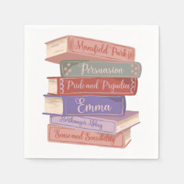 ジェーン・オースティンの小説V スタンダードカクテルナプキン