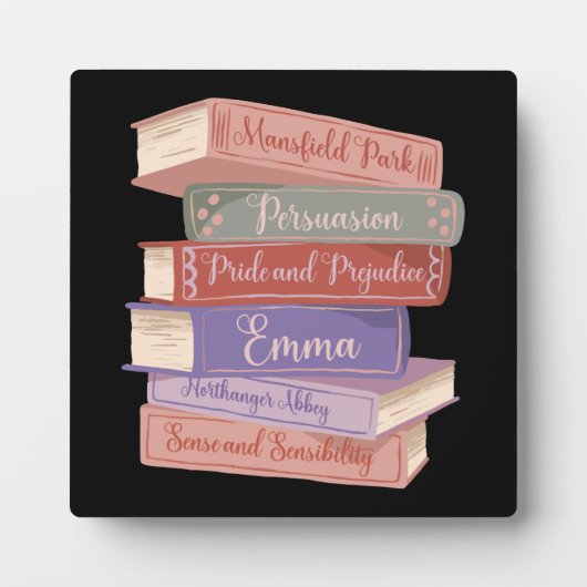 ジェーン・オースティンの小説V フォトプラーク (正面)