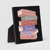 ジェーン・オースティンの小説V フォトプラーク (正面)