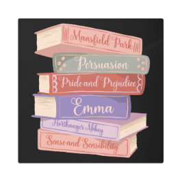 ジェーン・オースティンの小説V メタルプリント