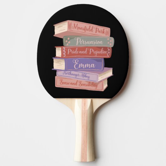 ジェーン・オースティンの小説V 卓球ラケット (正面)
