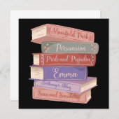 ジェーン・オースティンの小説V 招待状 (正面/裏面)