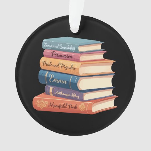 ジェーン・オースティンの小説VII オーナメント (正面)
