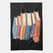 ジェーン・オースティンの小説VII キッチンタオル (縦)