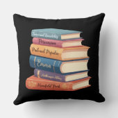 ジェーン・オースティンの小説VII クッション (裏面)