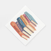 ジェーン・オースティンの小説VII スタンダードランチョンナプキン (角)