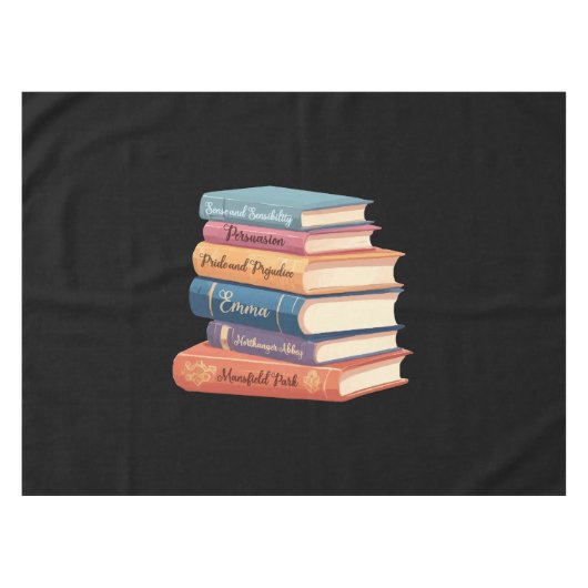 ジェーン・オースティンの小説VII テーブルクロス (正面(横))