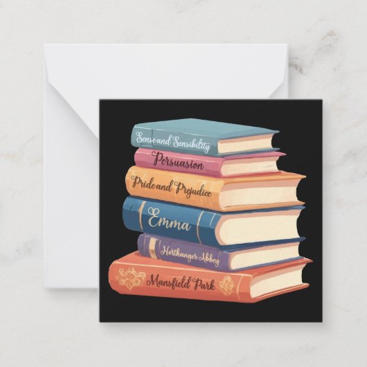 ジェーン・オースティンの小説VII ノートカード (正面)