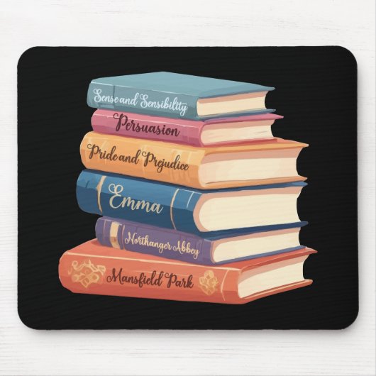 ジェーン・オースティンの小説VII マウスパッド (正面)