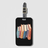 ジェーン・オースティンの小説VII ラゲッジタグ (正面縦)