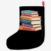 ジェーン・オースティンの小説VII ラージクリスマスストッキング (裏面)