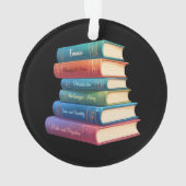 ジェーン・オースティンの小説VIII オーナメント (裏面)