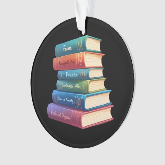 ジェーン・オースティンの小説VIII オーナメント (正面)