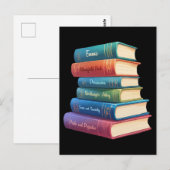 ジェーン・オースティンの小説VIII ポストカード (正面/裏面)