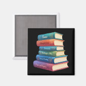 ジェーン・オースティンの小説VIII マグネット (正面/裏面)