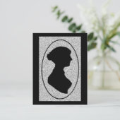 ジェーン・オースティンの新しいシルエット ポストカード (スタンド正面)