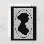 ジェーン・オースティンの新しいシルエット ポストカード (正面/裏面)