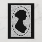 ジェーン・オースティンの新しいシルエット ポストカード (正面)