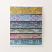 ジェーン・オースティンの著書 ジグソーパズル (縦)