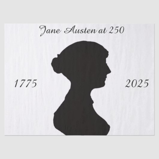 ジェーン・オースティン生誕250年 薄葉紙 (正面)