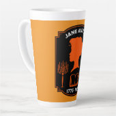 ジェーン・オースティン・イングリッシュ小説家 カフェラテマグ (左アングル)