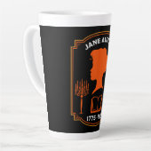 ジェーン・オースティン・イングリッシュ小説家 カフェラテマグ (左アングル)