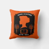 ジェーン・オースティン・イングリッシュ小説家 クッション (裏面)
