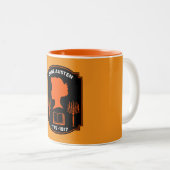 ジェーン・オースティン・イングリッシュ小説家 ツートーンマグカップ (正面右)