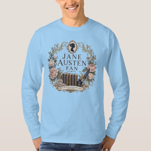 ジェーン・オースティン ファン Tシャツ (正面)