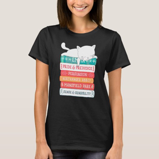 ジェーン・オースティン・ブックス Tシャツ (正面)