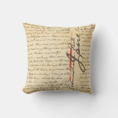ジェーン・オースティン・レター クッション (正面)