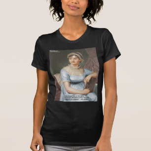 ジェーン・オースティン 友情/愛/癒し 愛の引用ギフト Tシャツ