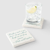 ジェーン・オースティン・引用文を選ぶだけ笑う ストーンコースター (横)