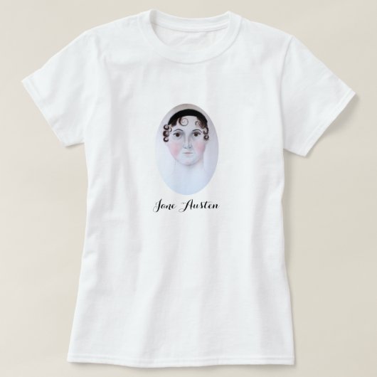 ジェーン・オースティンTシャツ Tシャツ (デザイン正面)