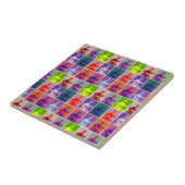 ジェーン・オーステカラフルン・アポップ・アートのート タイル (側面)