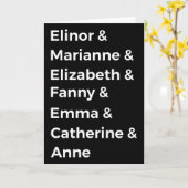 ジェーン・オーステンのヒロイン・イ カード (黄色い花)