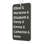 ジェーン·オーステンのヒロインI カーエアーフレッシュナー (左)